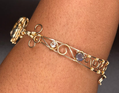 “Unbroken Light”| 12k Gold Filled Statement Cuff Bracelet