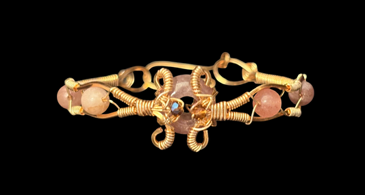 Delicate Purpose - Strawberry Quartz Bracelet